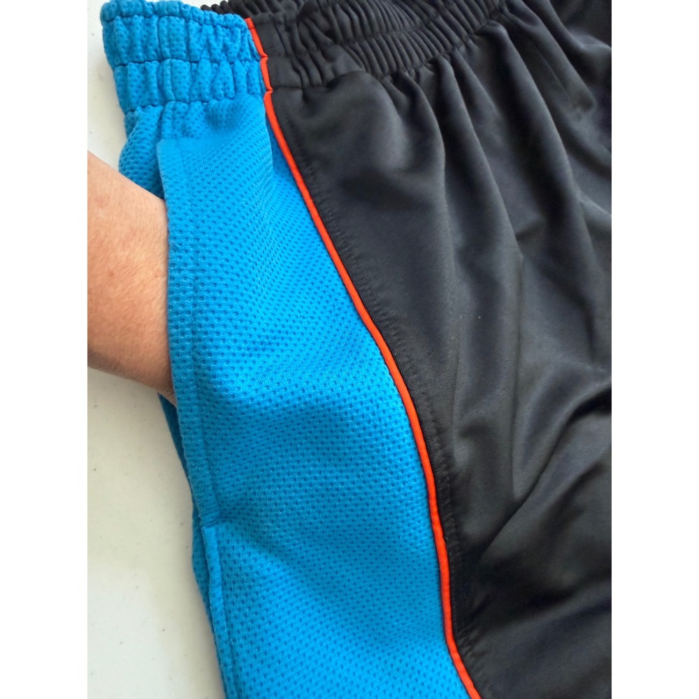 Air Jordan Basketball Shorts Men's Large Blue Black Orange Mesh Athletic  13" - Picture 10 of 13